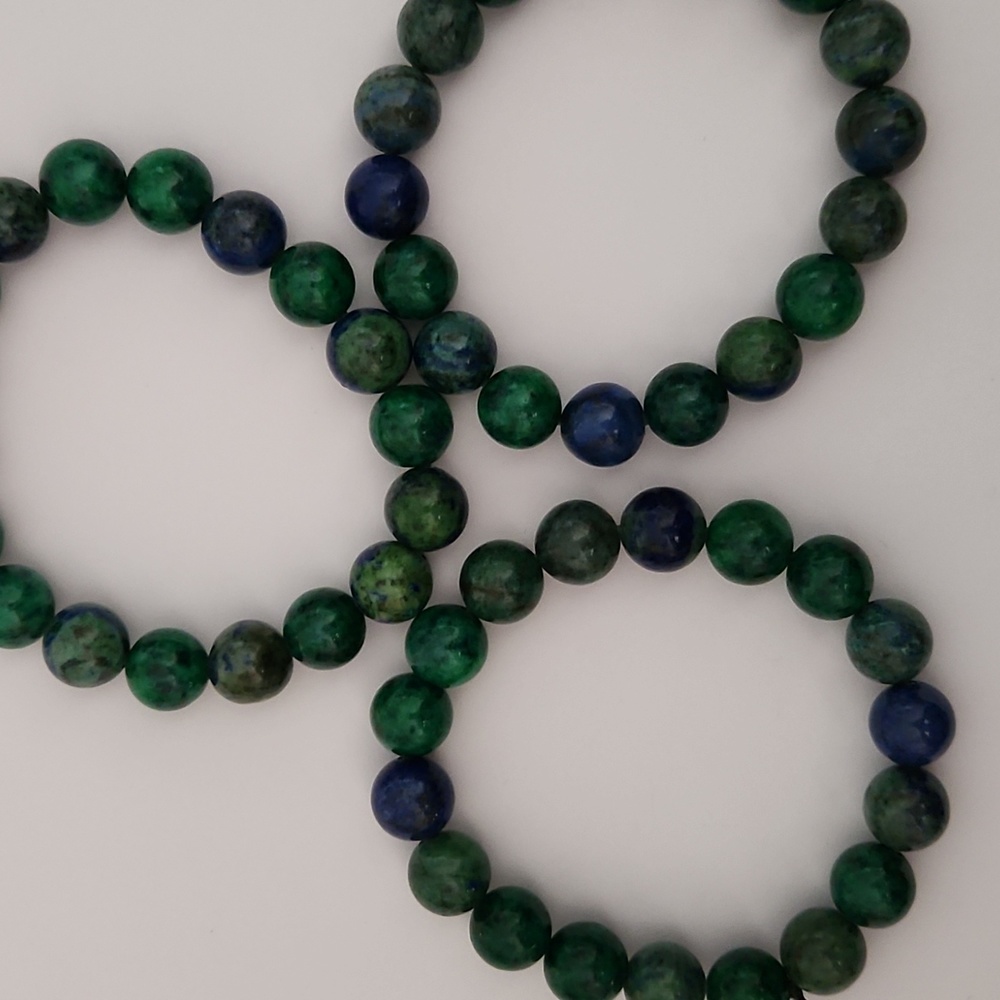 Georgeous Chryscolla crystal bracelet. Buy one bracelet get 2nd 20% off